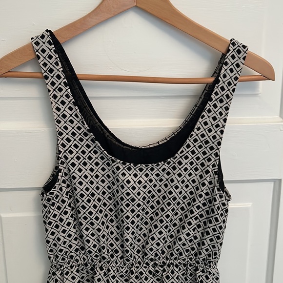Silence + noise black and white patterned mini dress urban outfitters XS - Picture 5 of 7